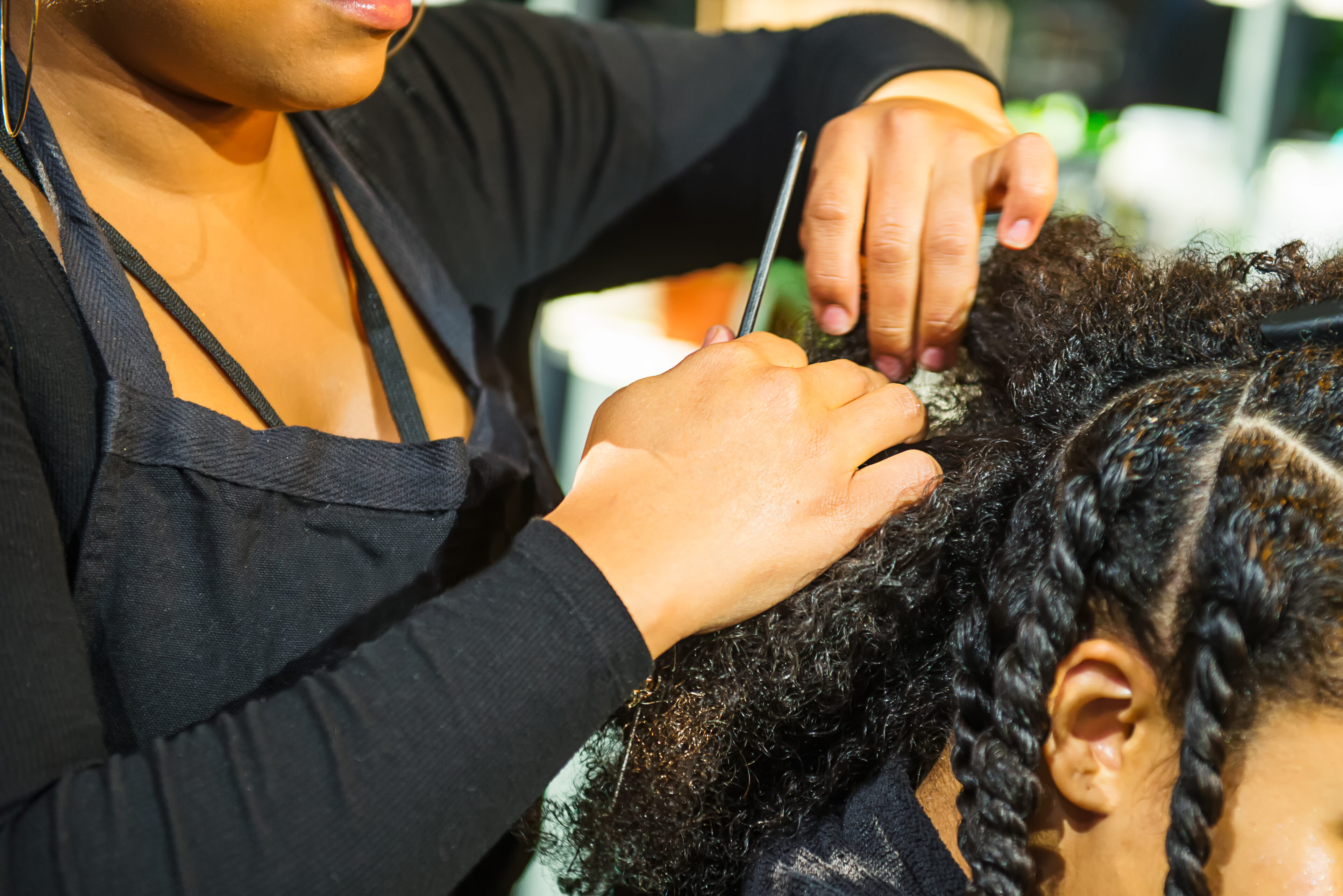 Section your dreadlocks
