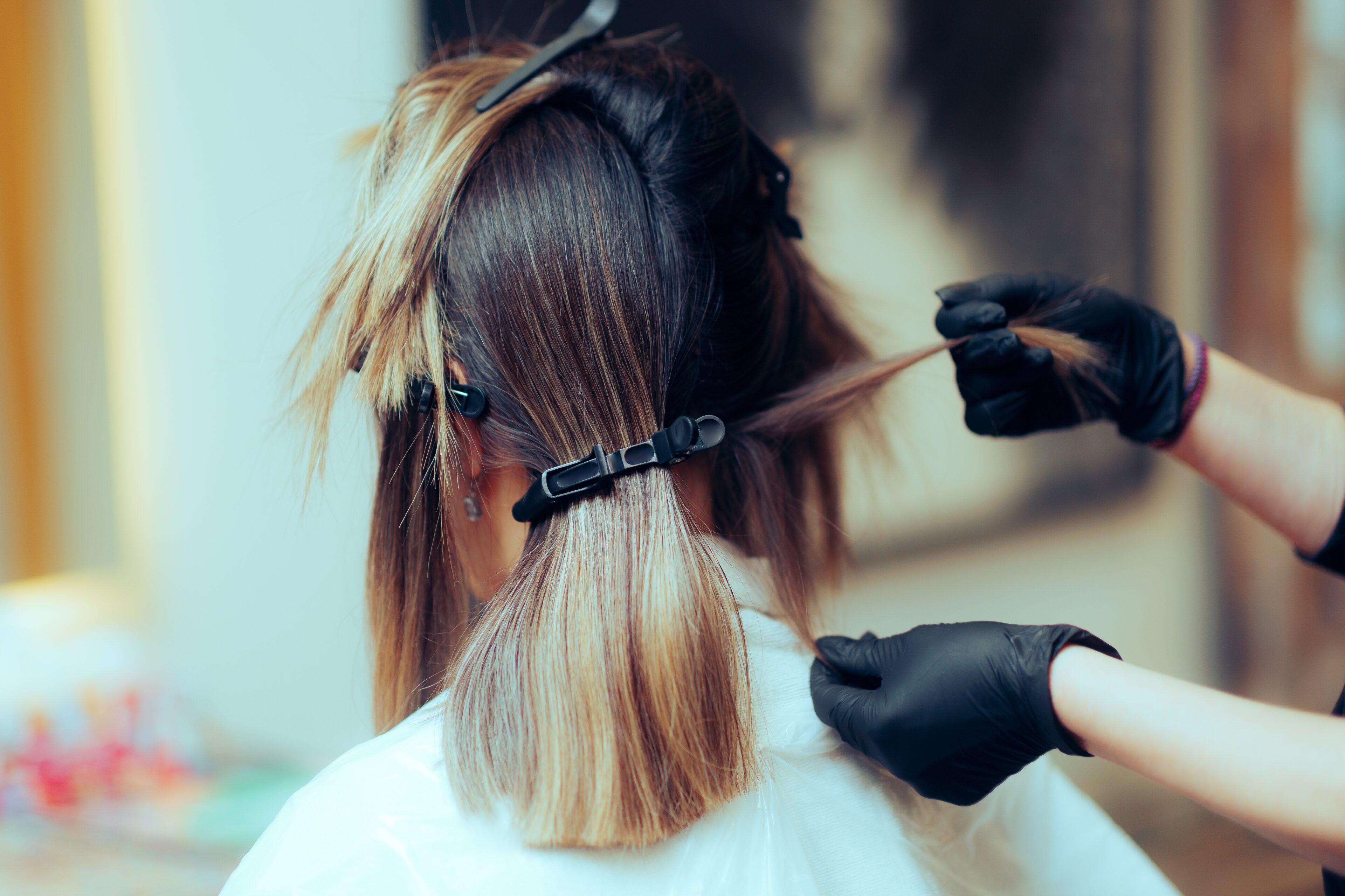 Section your hair