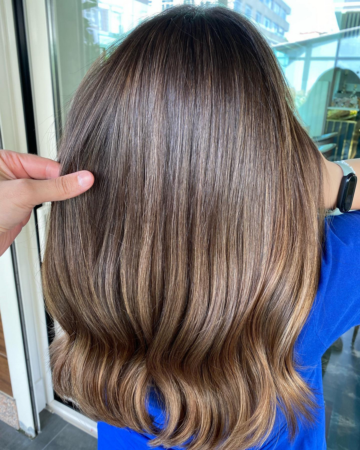 She desired natural looking color results