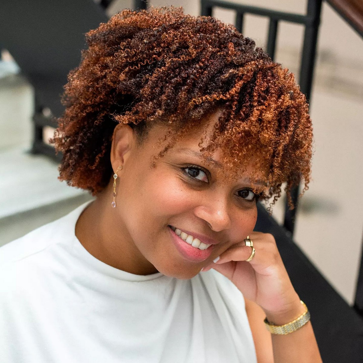 Short Curly Hairstyle