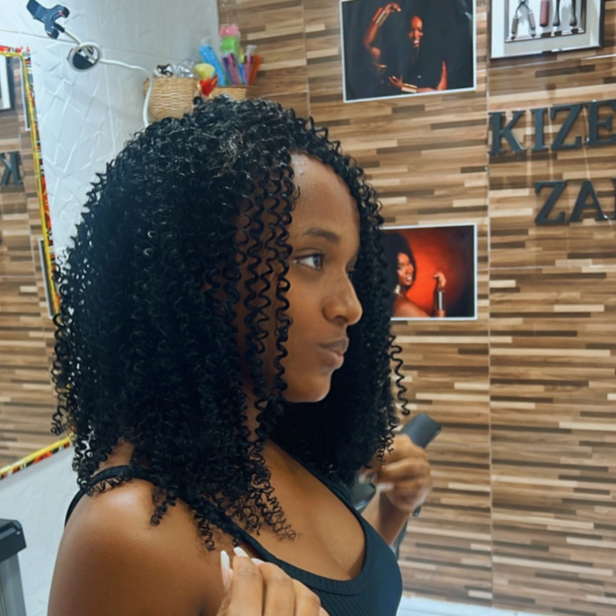 Spring curls for hair