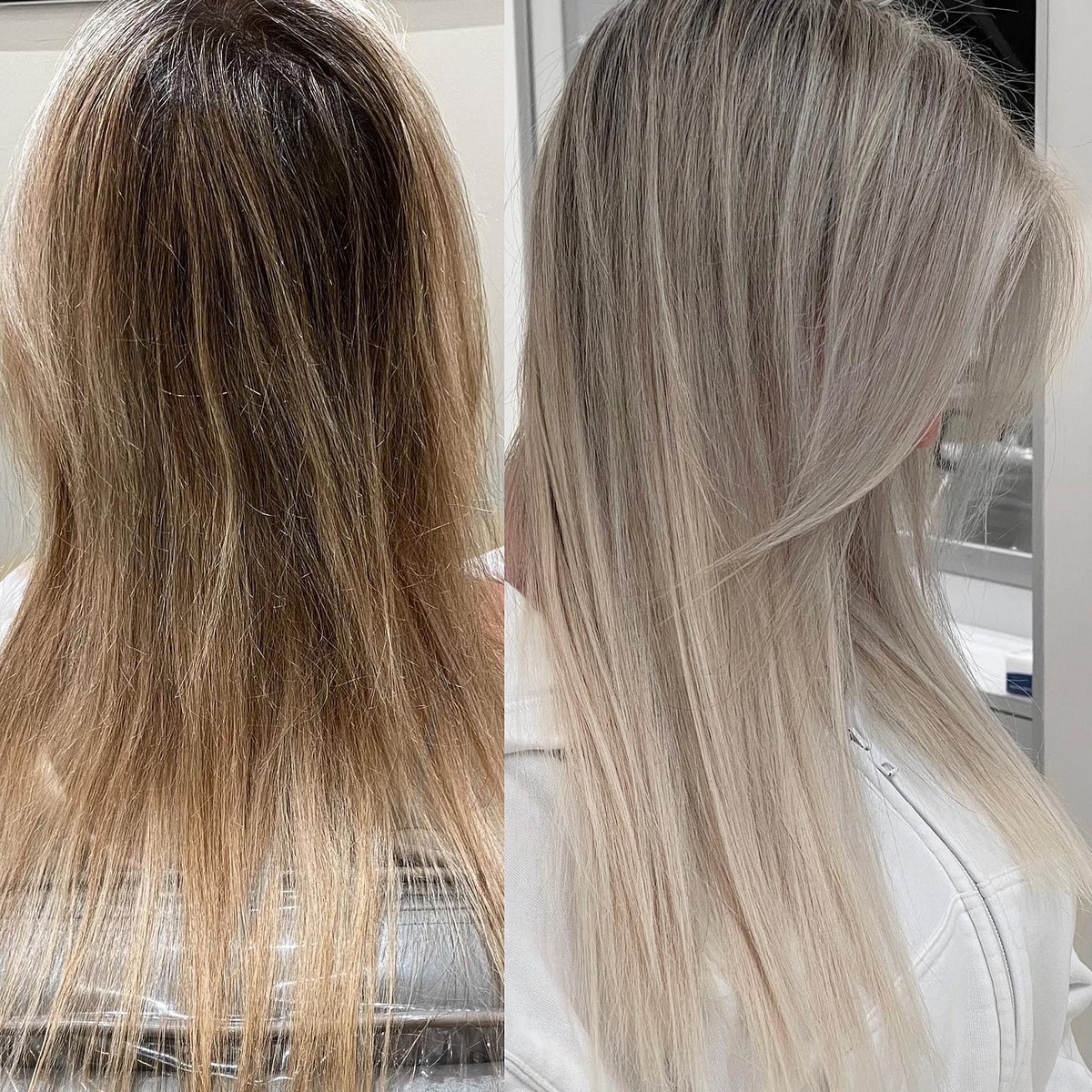 The initial color hair