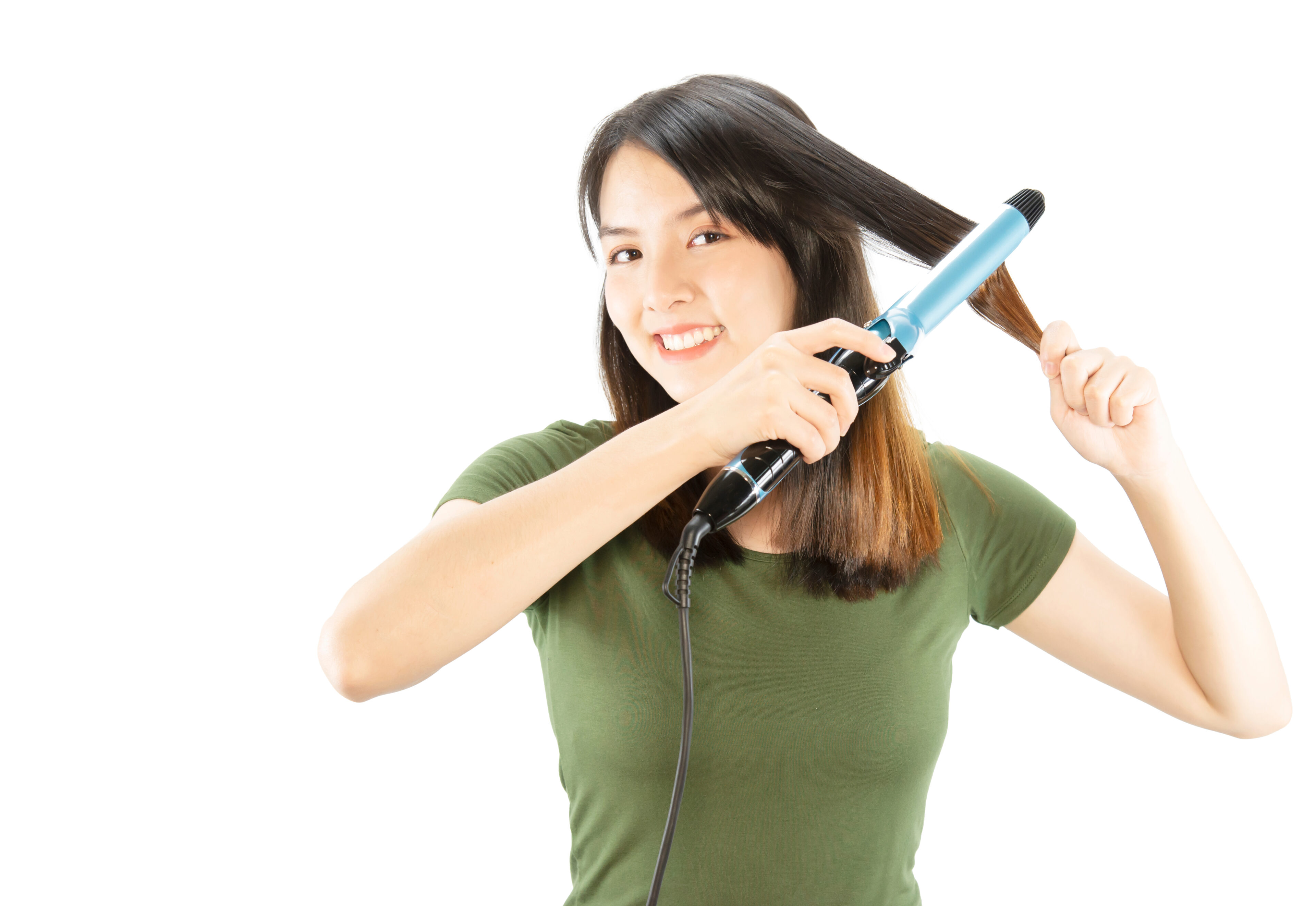 Apply hairspray