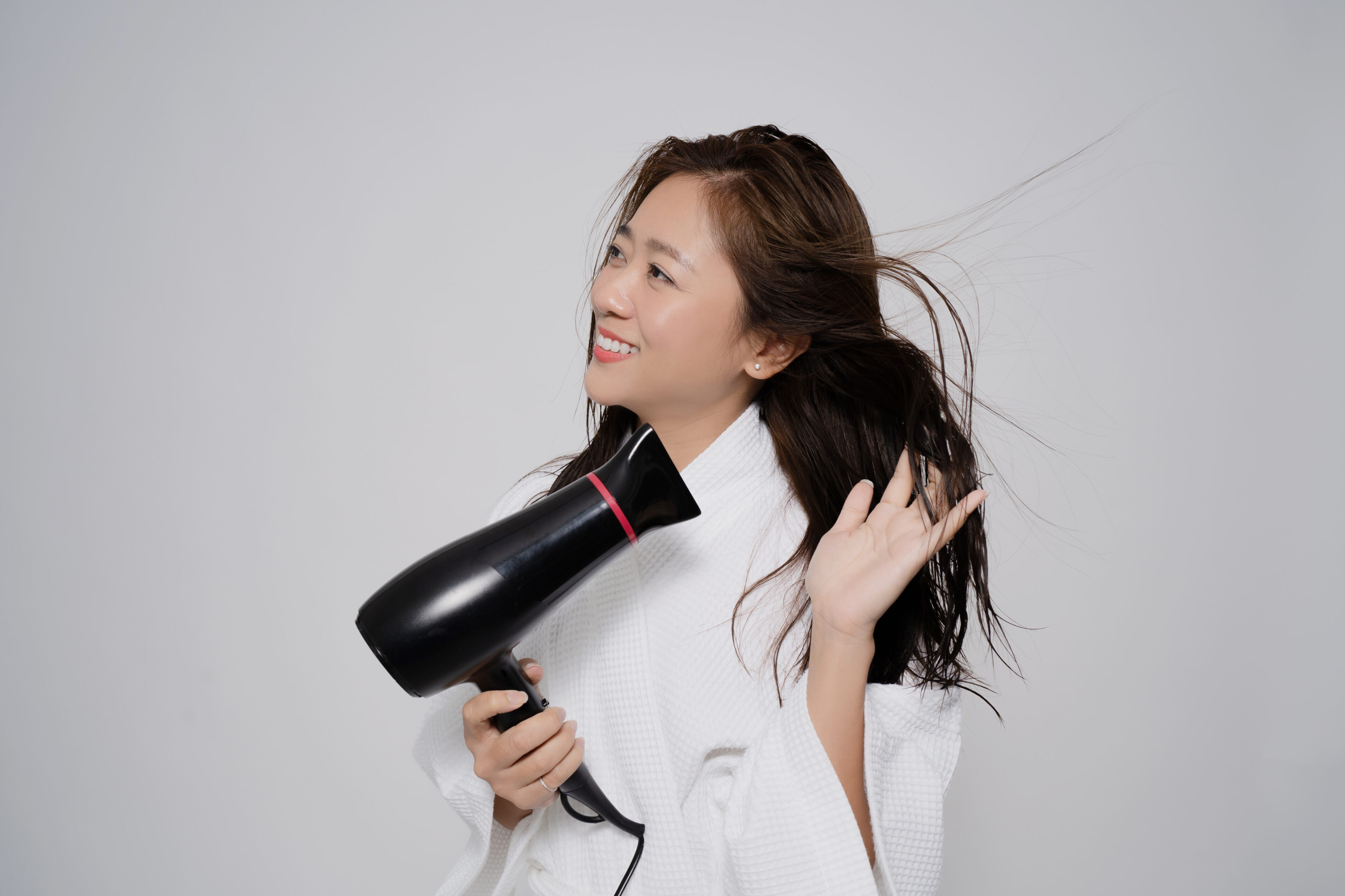 Clean, dry hair