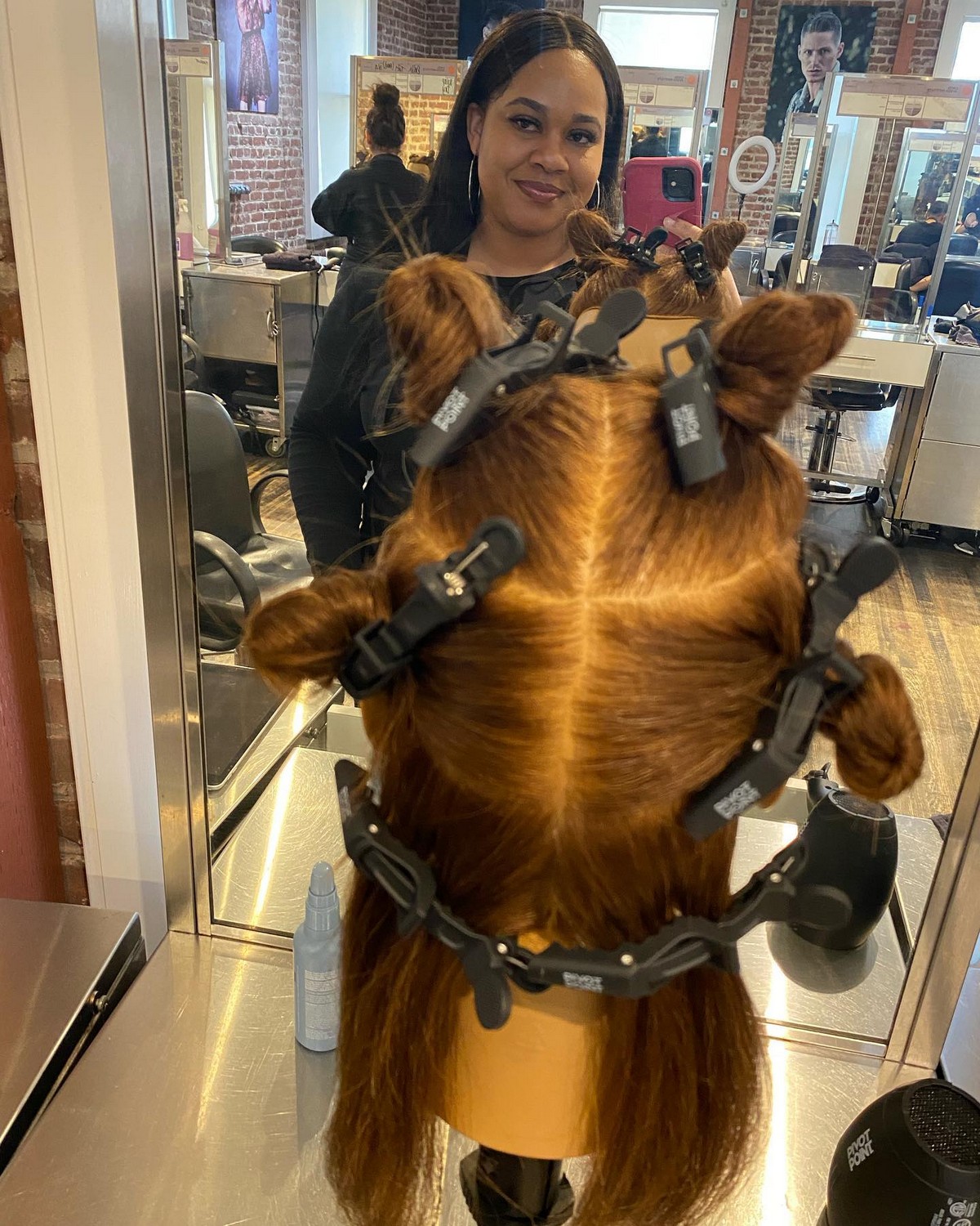 Sectioning hair
