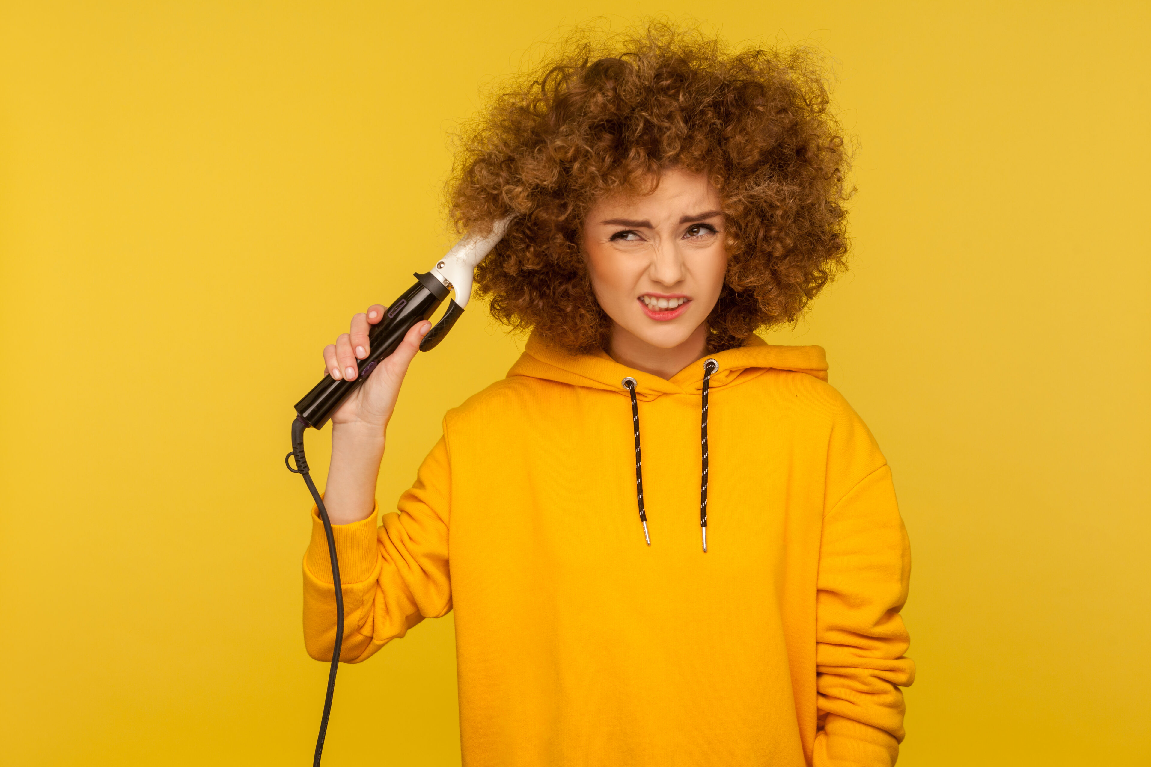 Avoid using heat styling tools