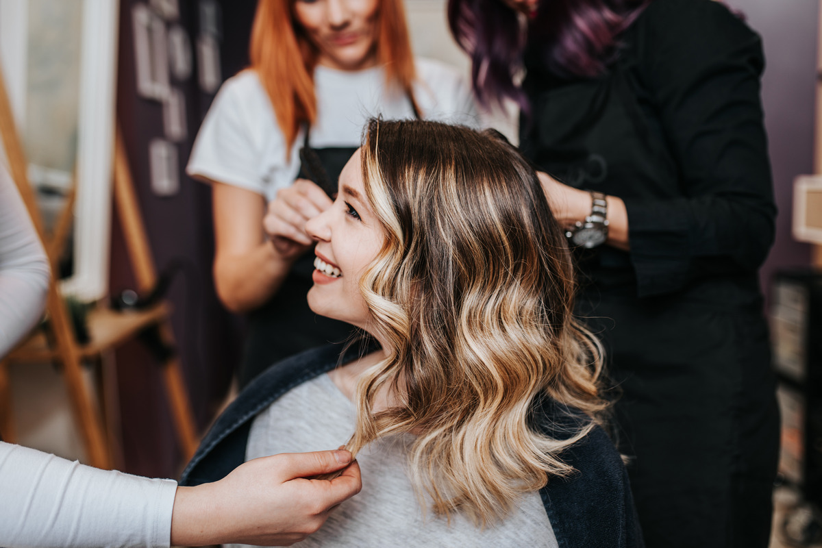 Stylist's hair