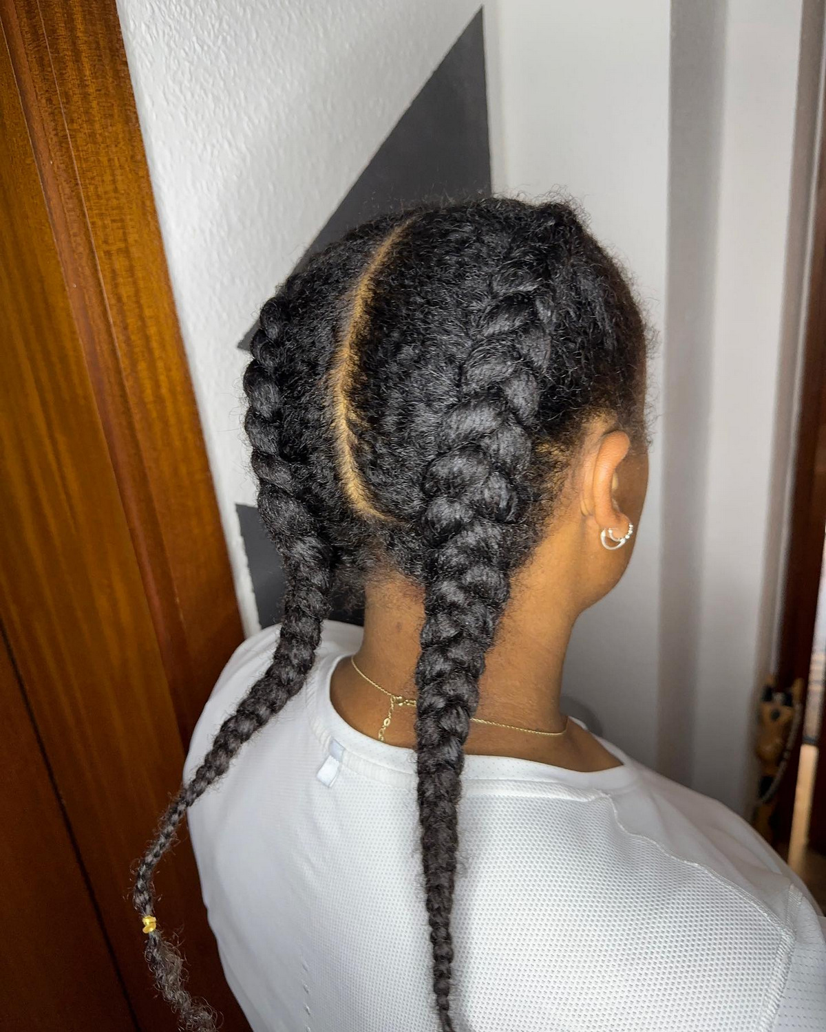 Symmetrical two side braids