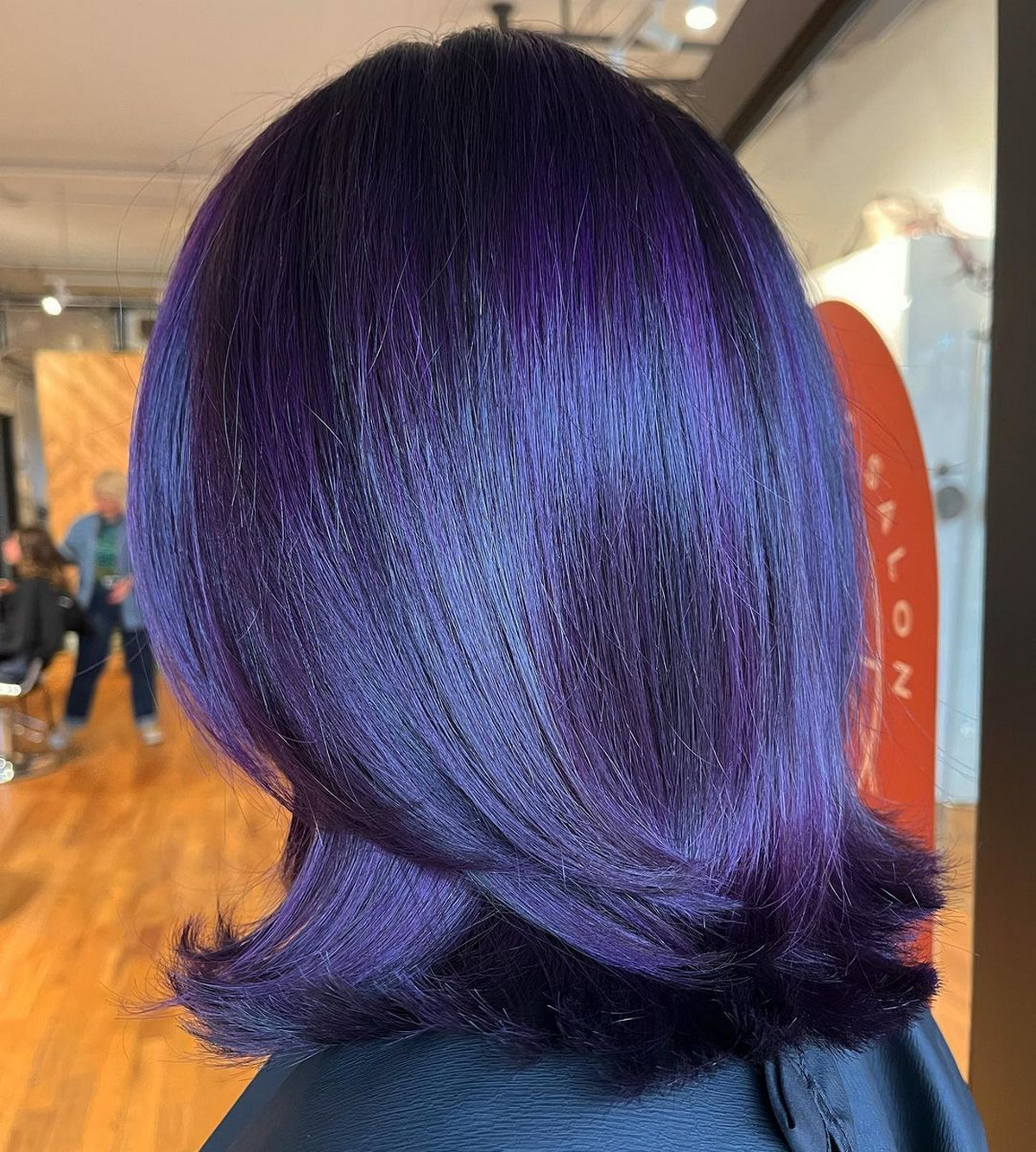 The Results of dying your dark brown hair purple