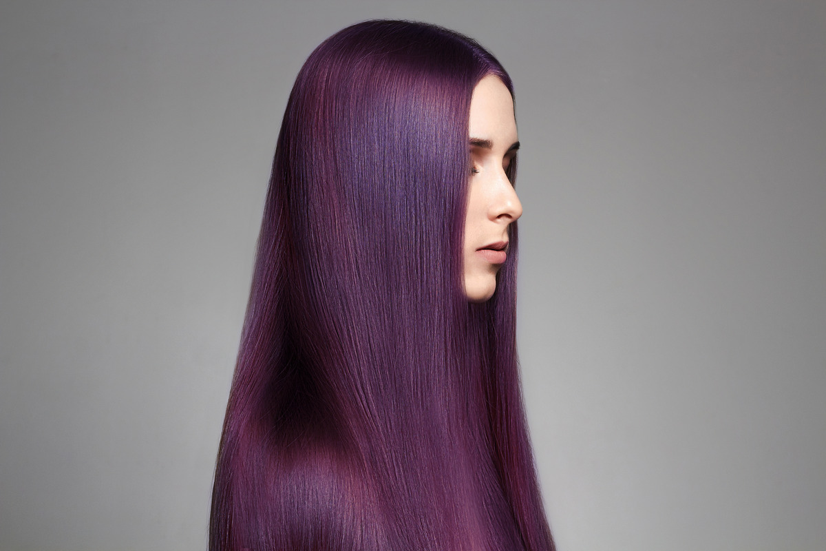 The Results of dying your medium brown hair purple