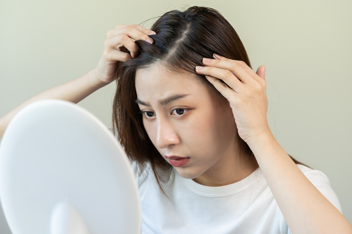Thin hair