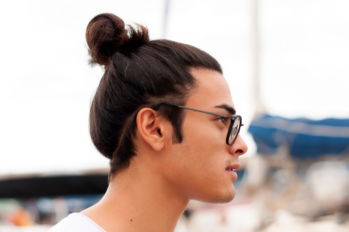 Undercut Man Bun