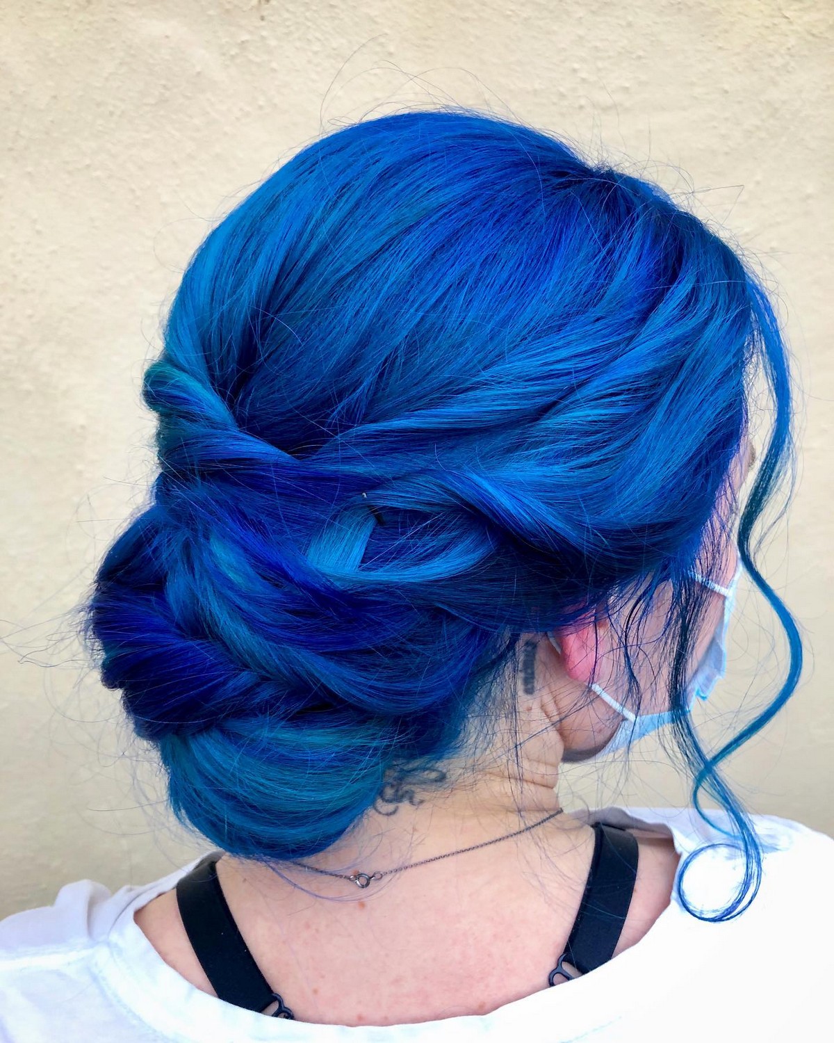 Blue updos