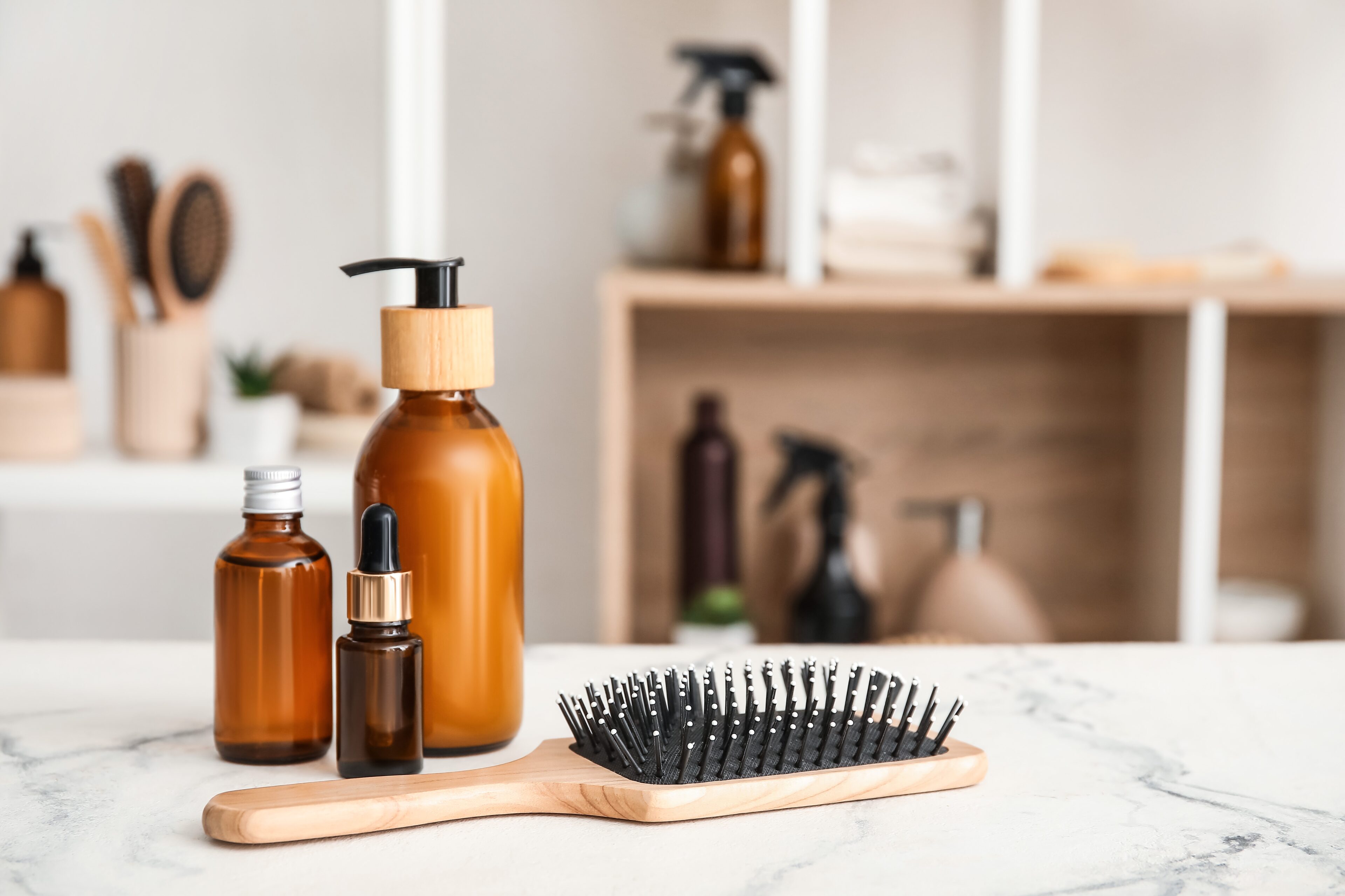 Use specialized hair products