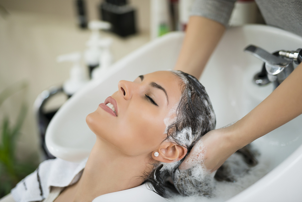 Wash hair clean to style