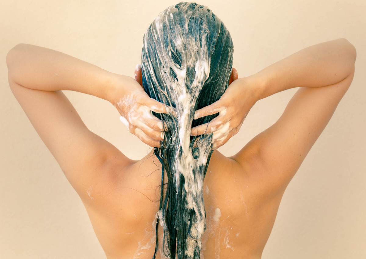Washing hair