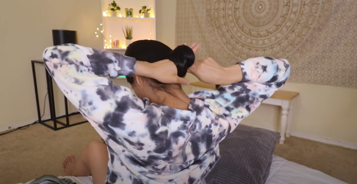 Roll your hair