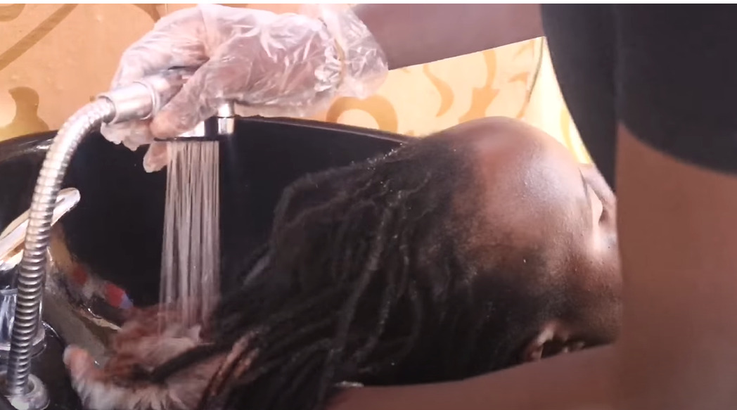 Rinse and care for your dreads