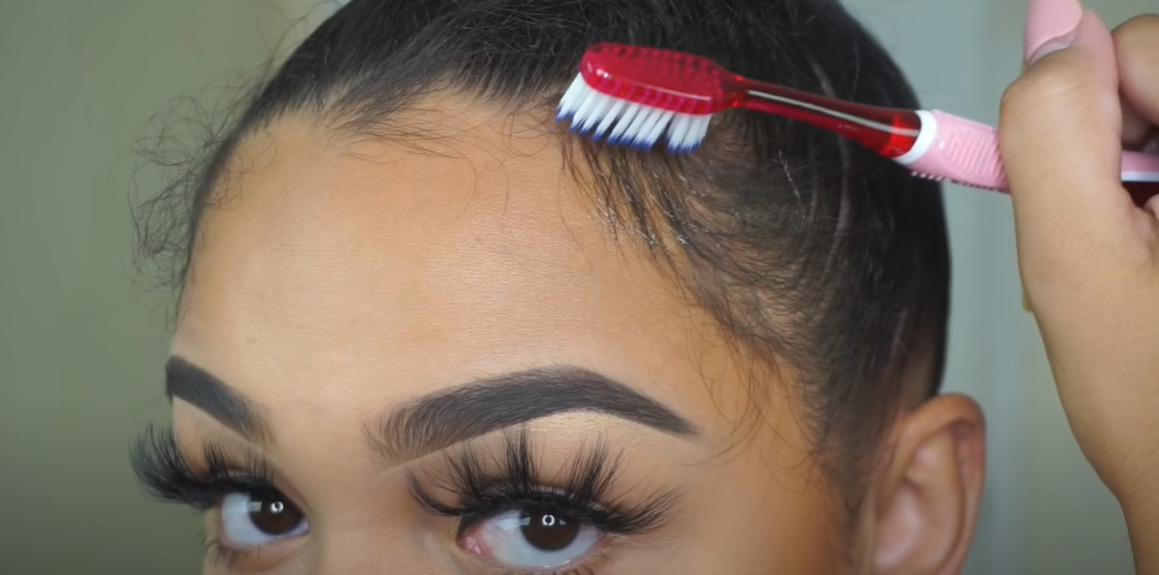 Brush the edges