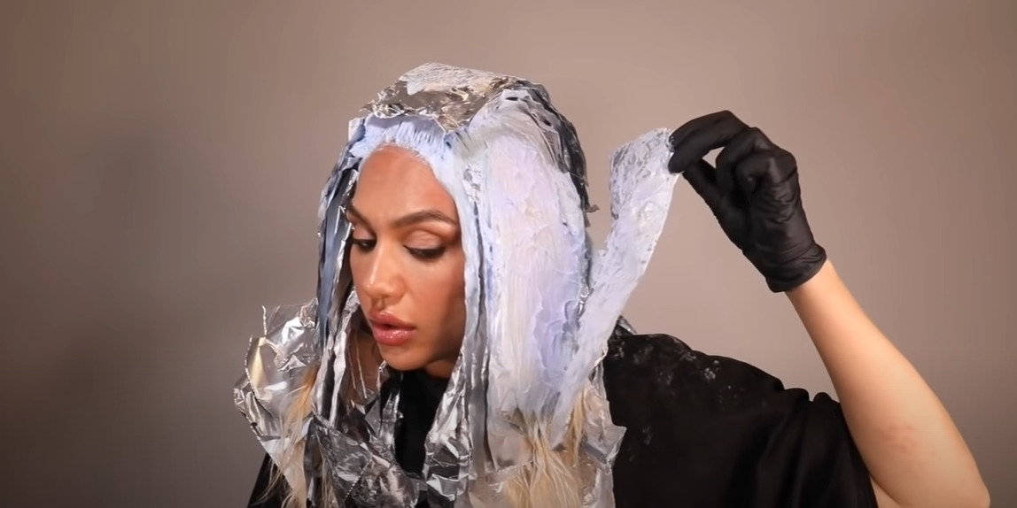 Don't forget to regularly check your hair during the bleaching process 