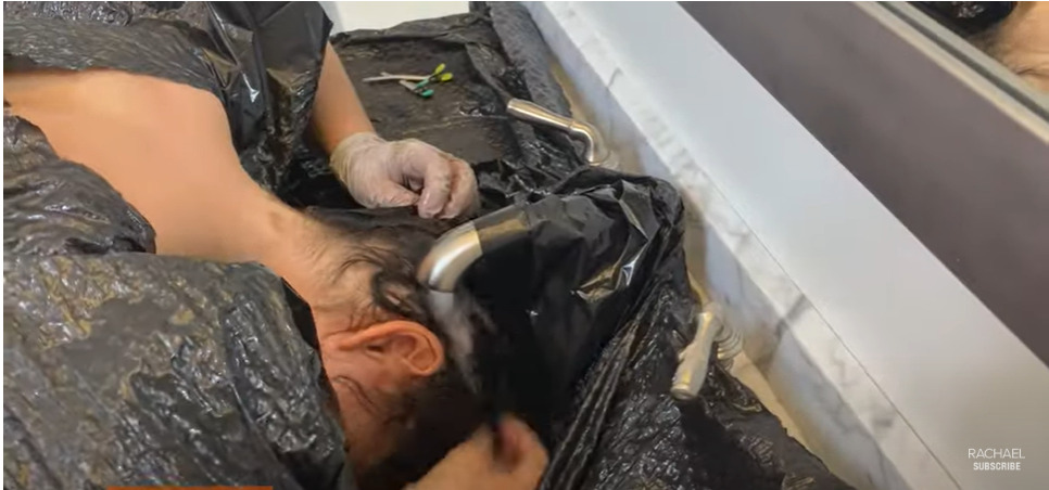 Rinse your hair