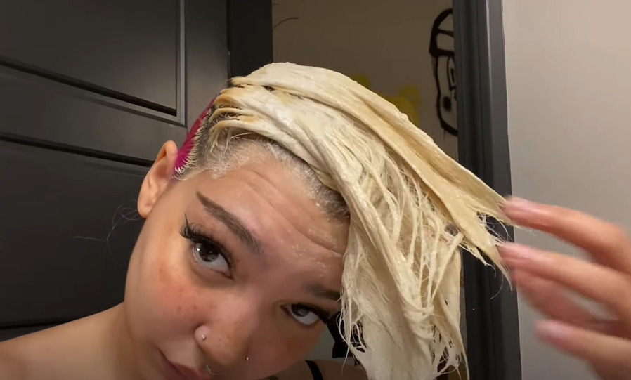 Rinse your hair