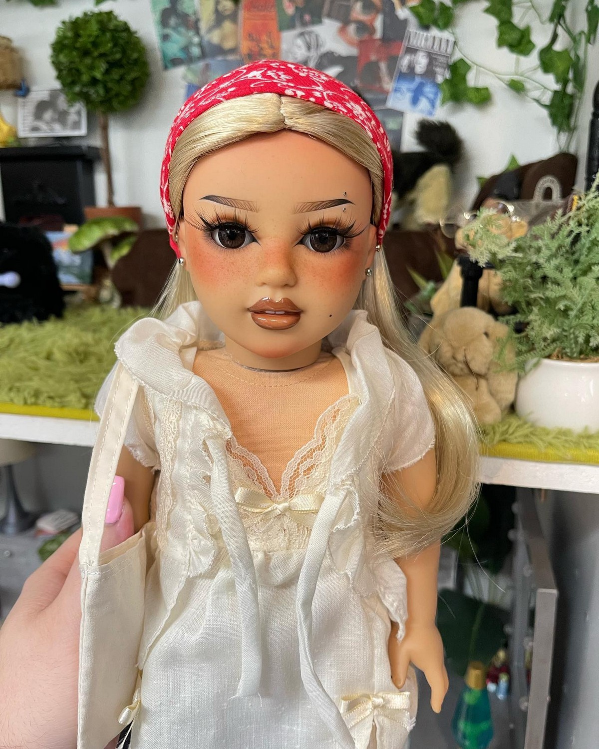 Long Hair With Headband