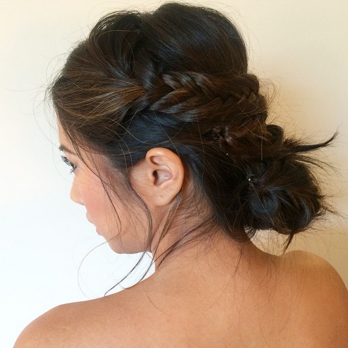 Three Tiered Braided Updo