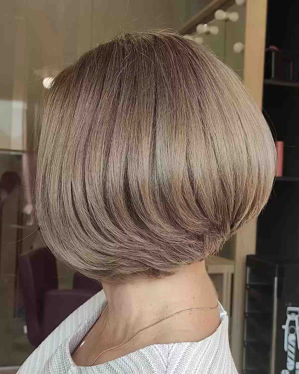 Bouncy Stacked Hair