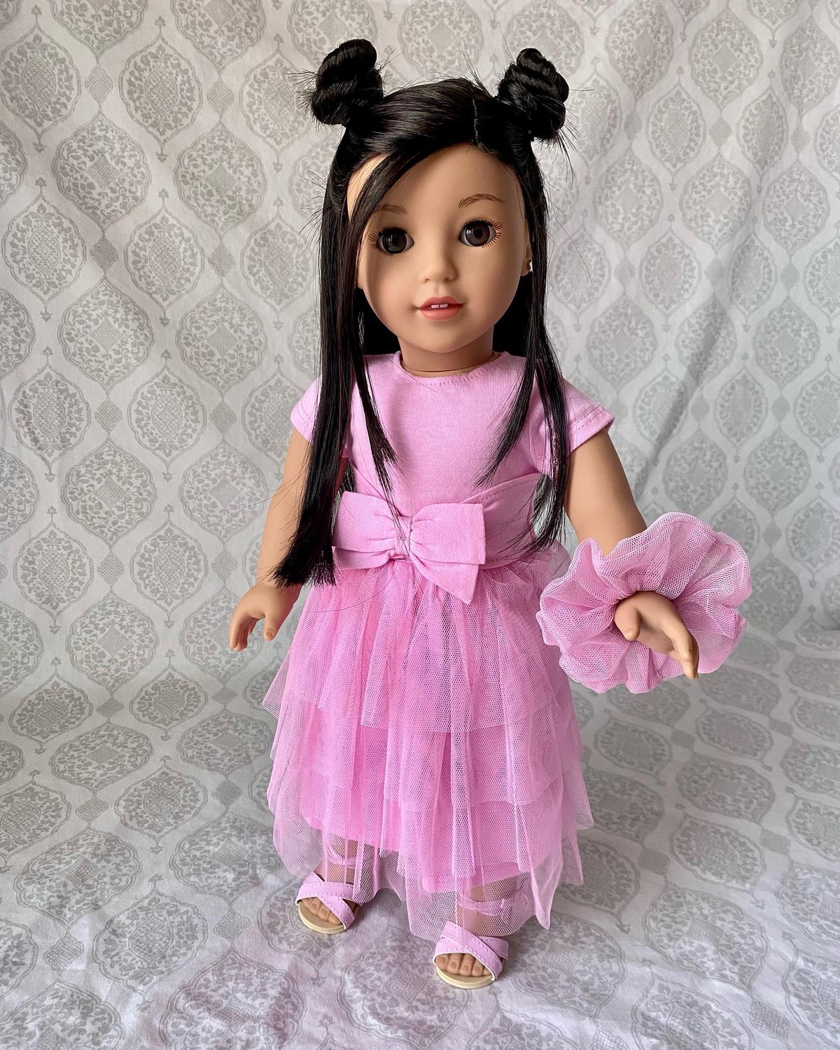 Long Hair With Space Buns