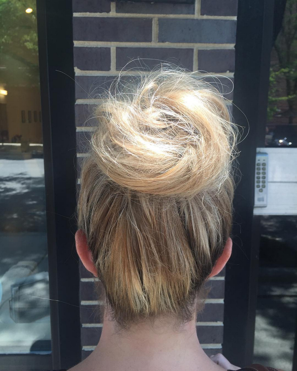 High Top Frizzy Bun