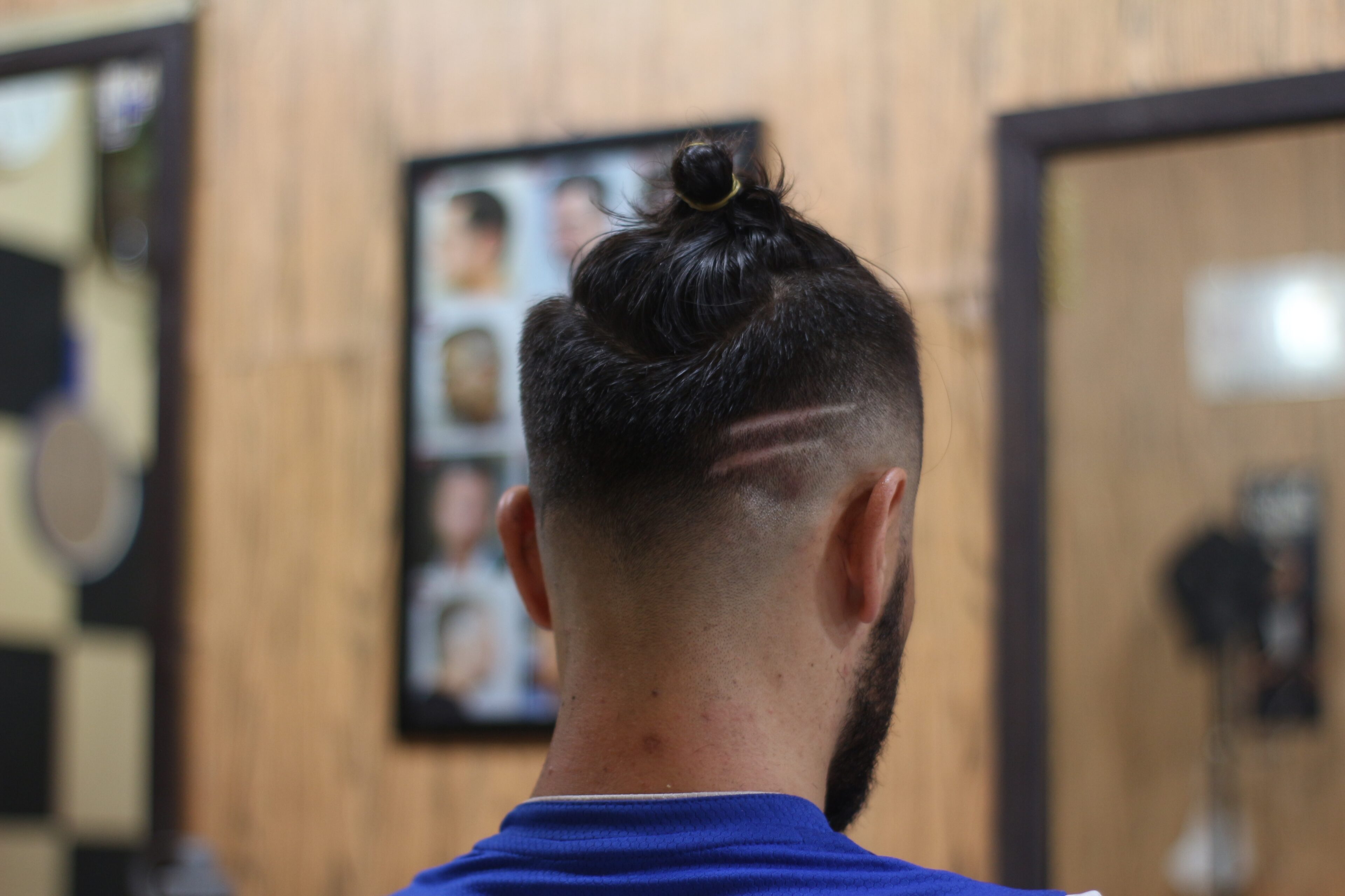 Medium Man Bun Hair