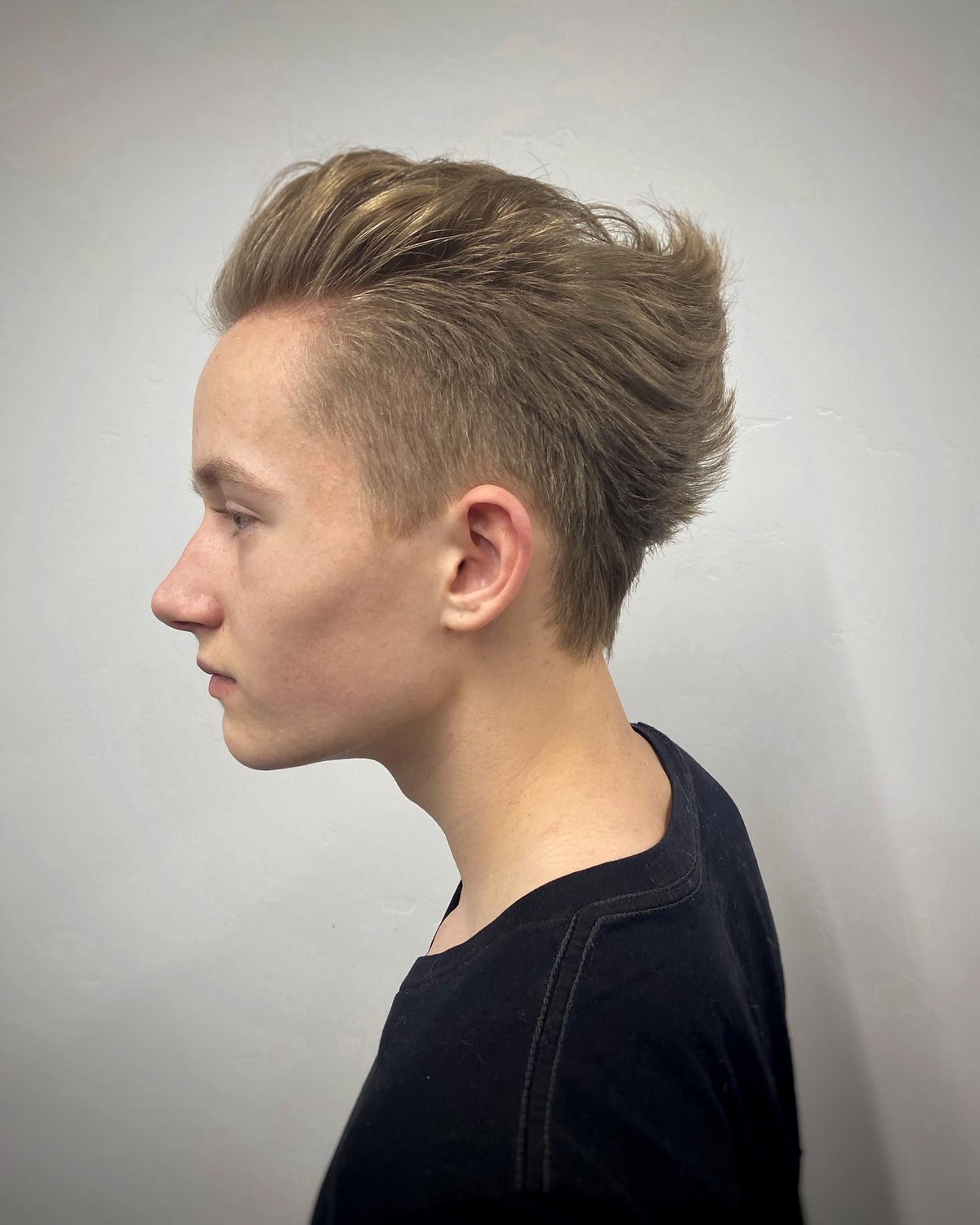 Swept-Back Quiff Ducktail