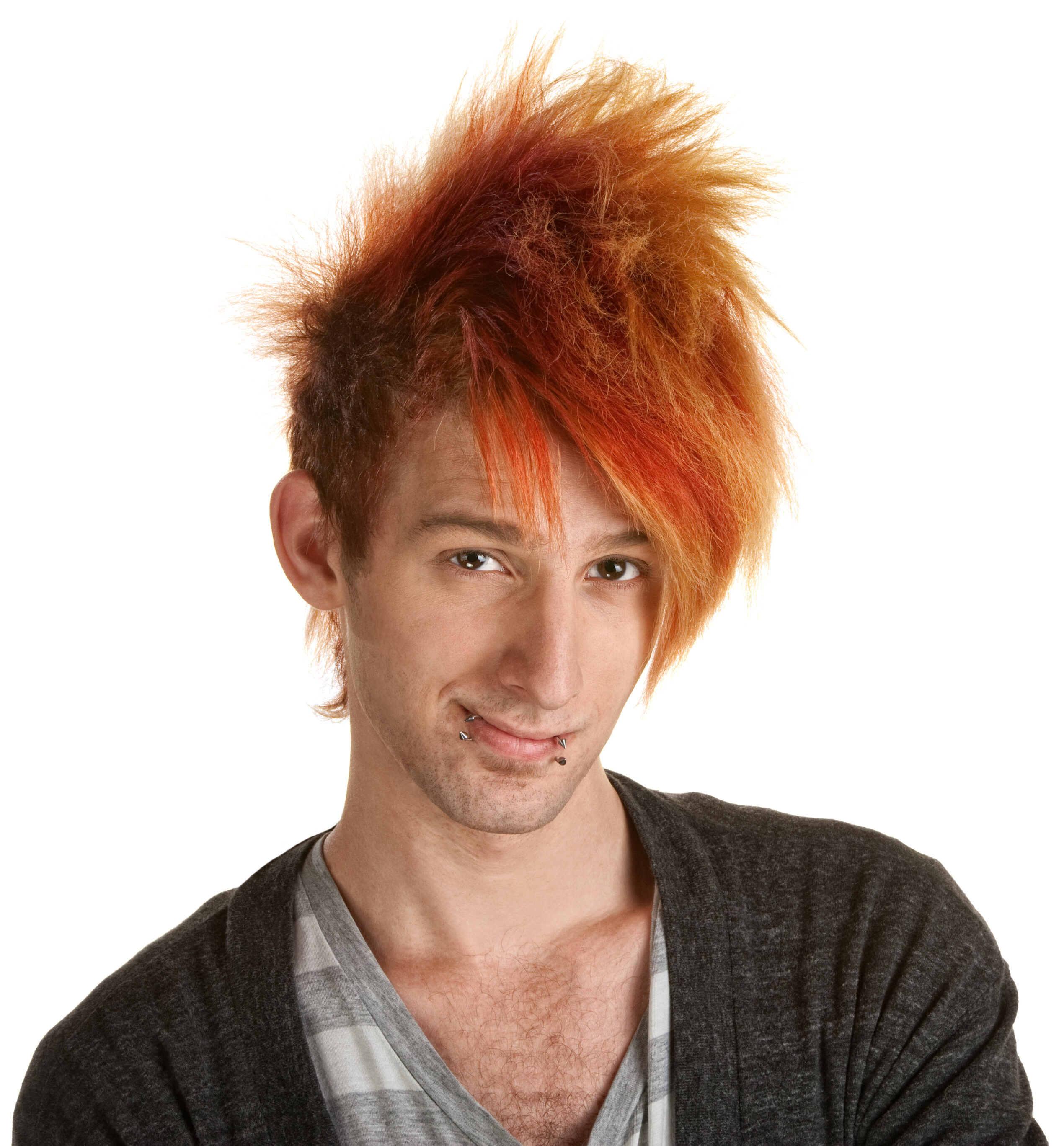 Side Part Mohawk