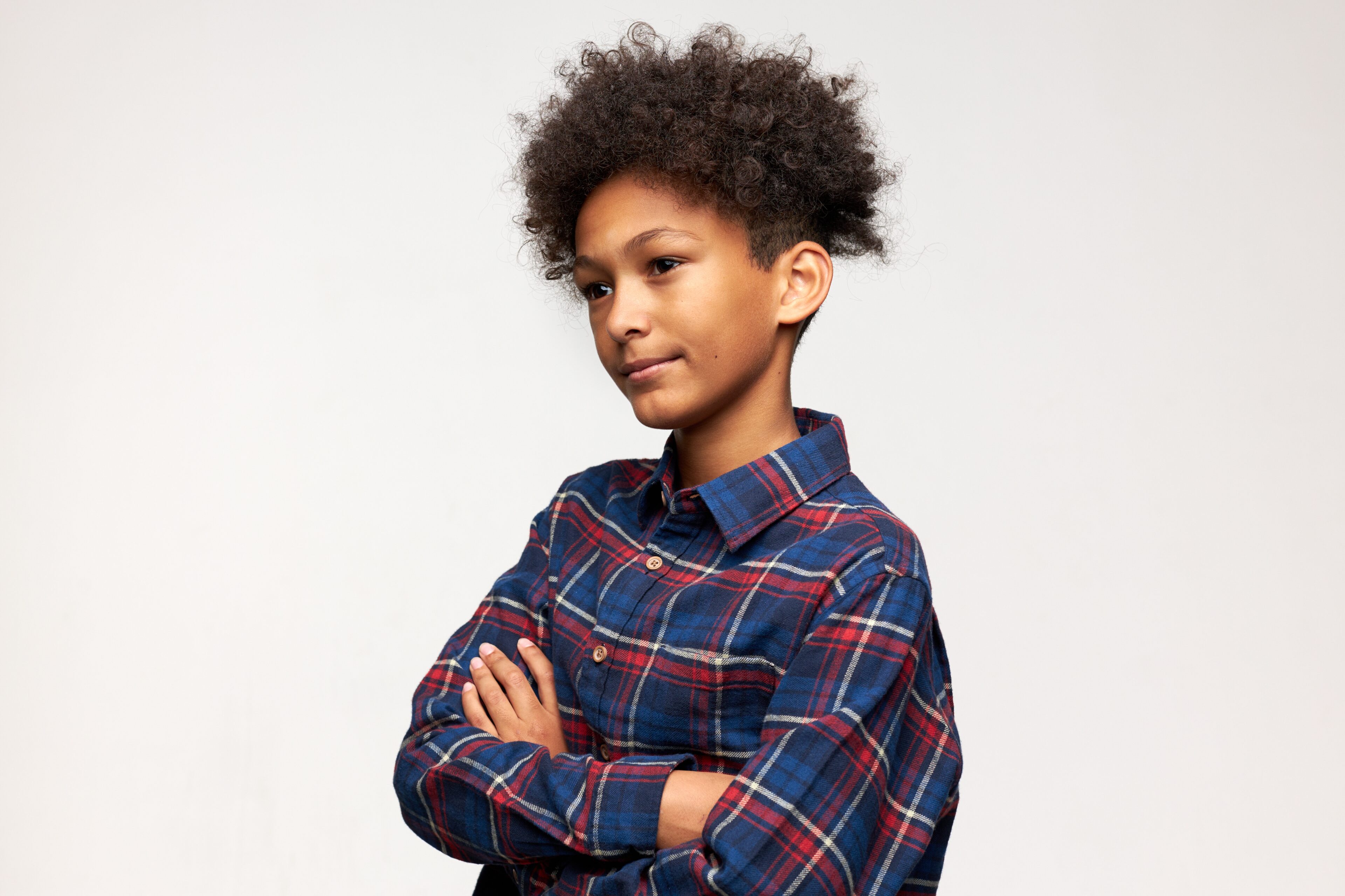 Curly Tapered Cut