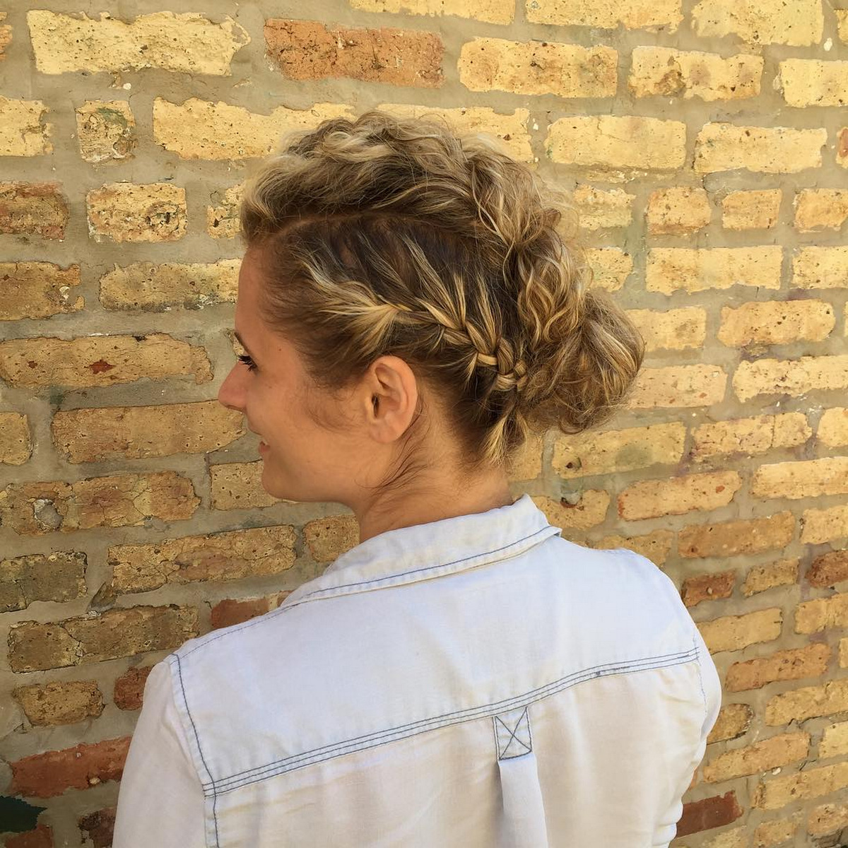 Edgy Side Frizzy Braids