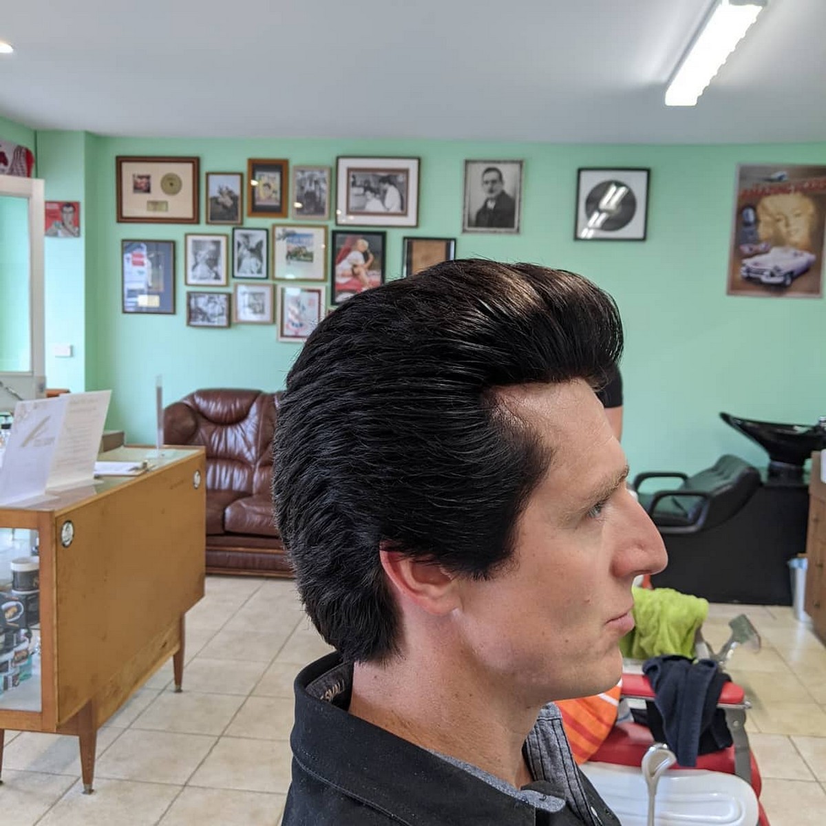Long Inspired Quizz Ducktail Haircut