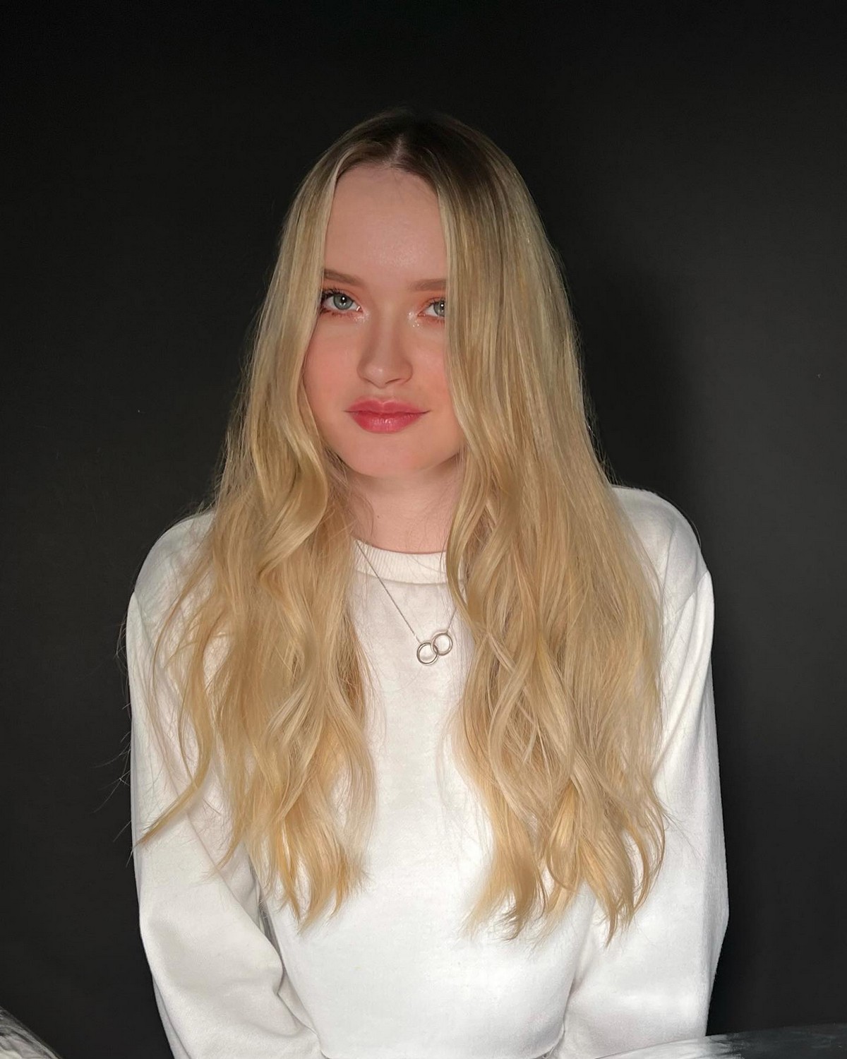 Middle-Parted Long Hair