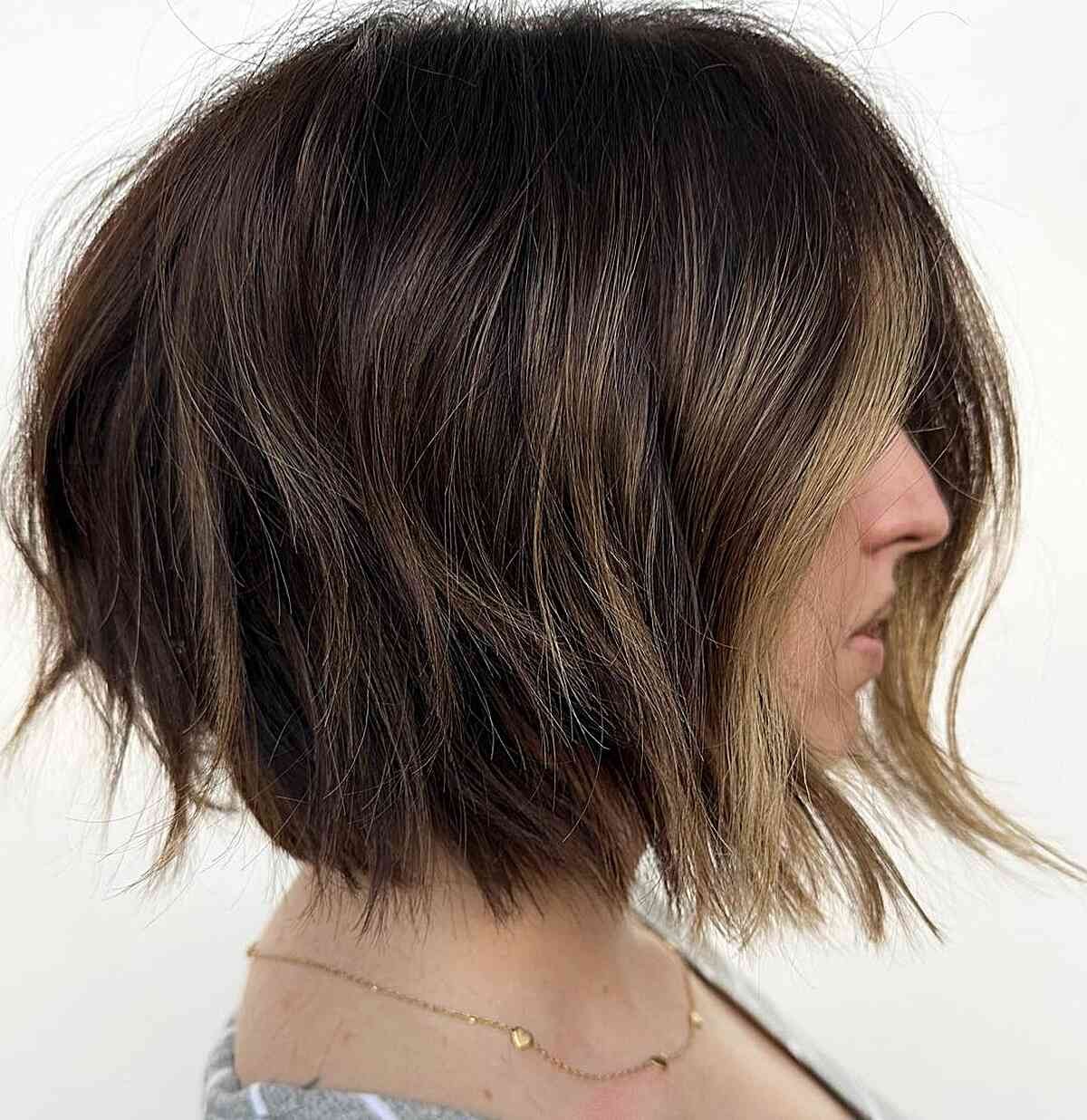 Choppy Stacked Bob