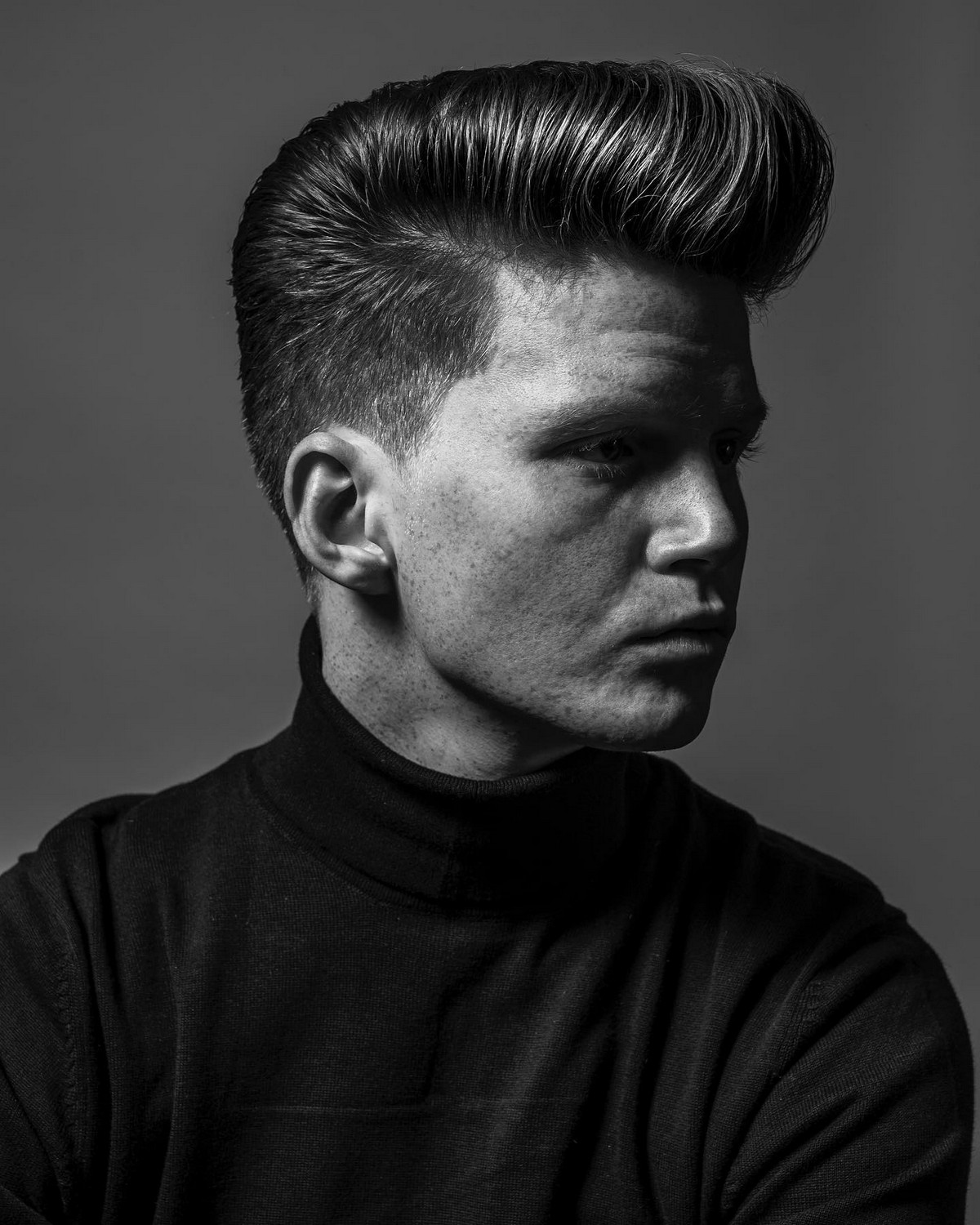 Classic Taper Ducktail Haircut