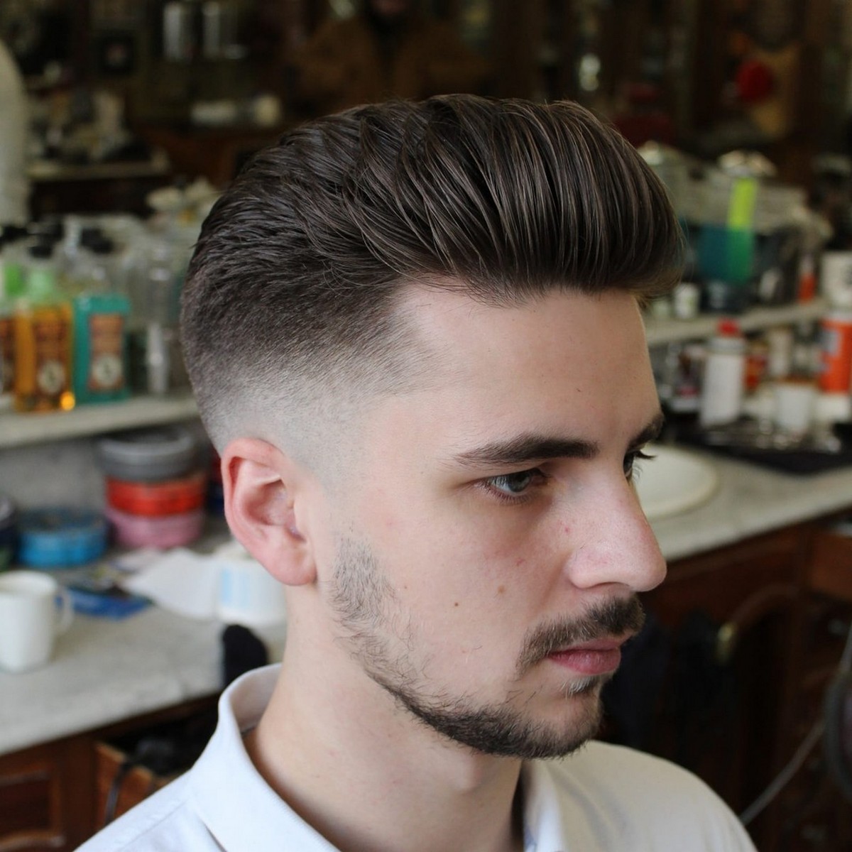 Textured Short Ducktail Haircut