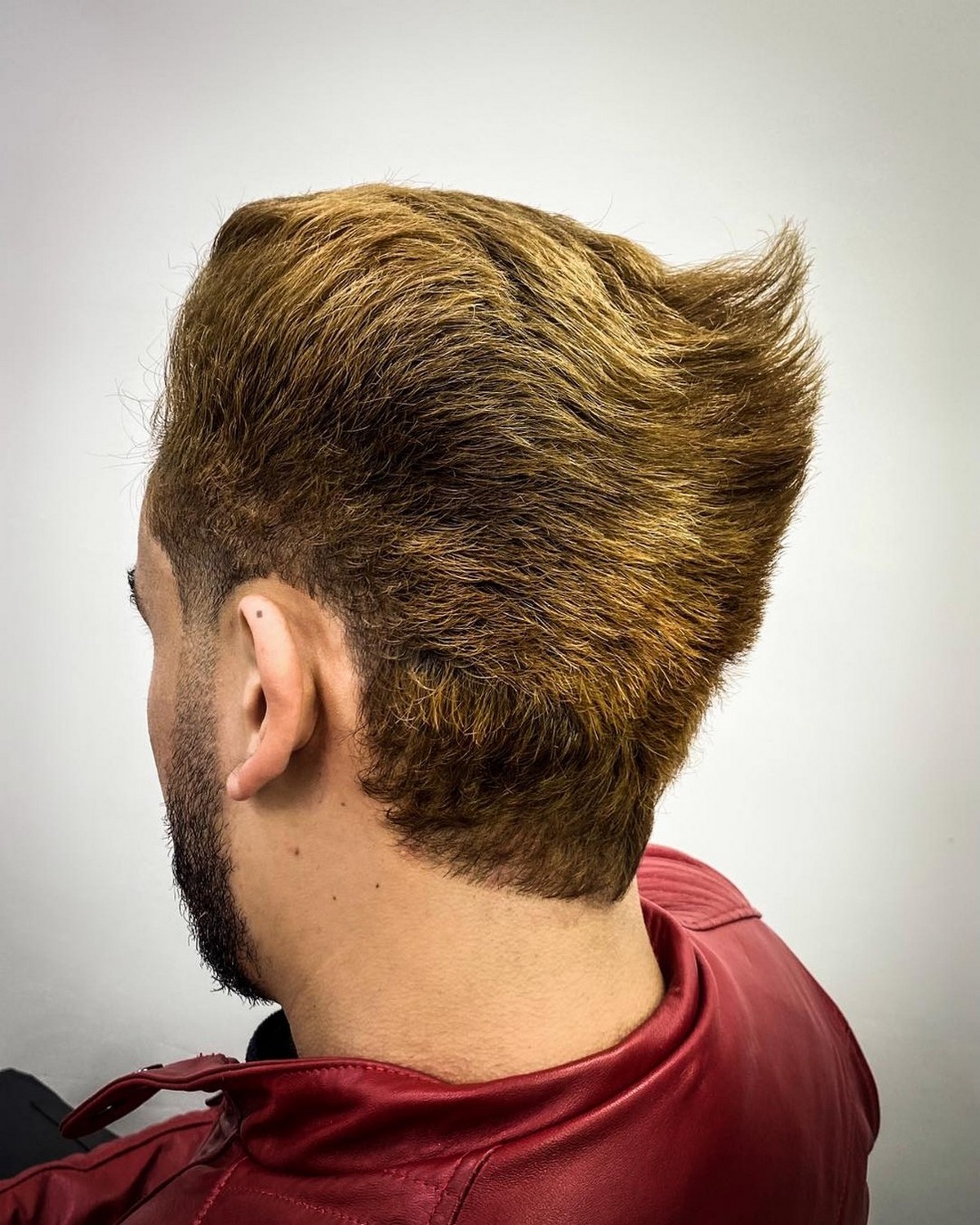 Upwards Ducktail Haircut