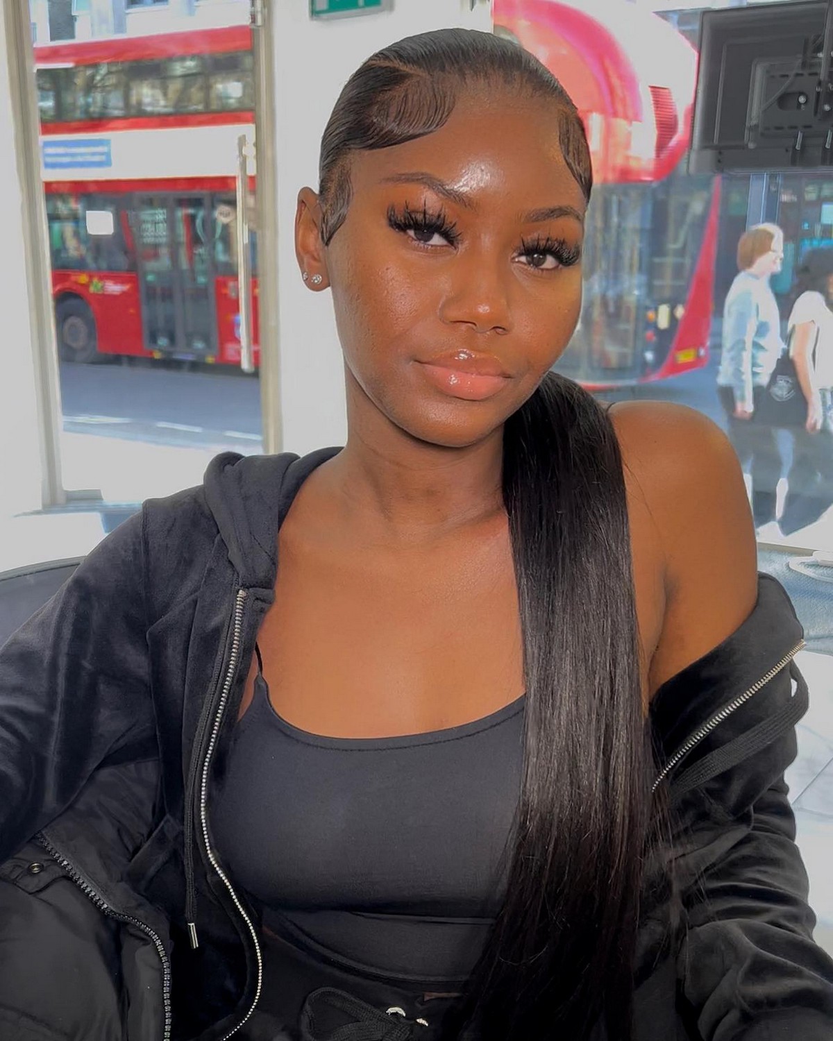 Sleek Ponytail
