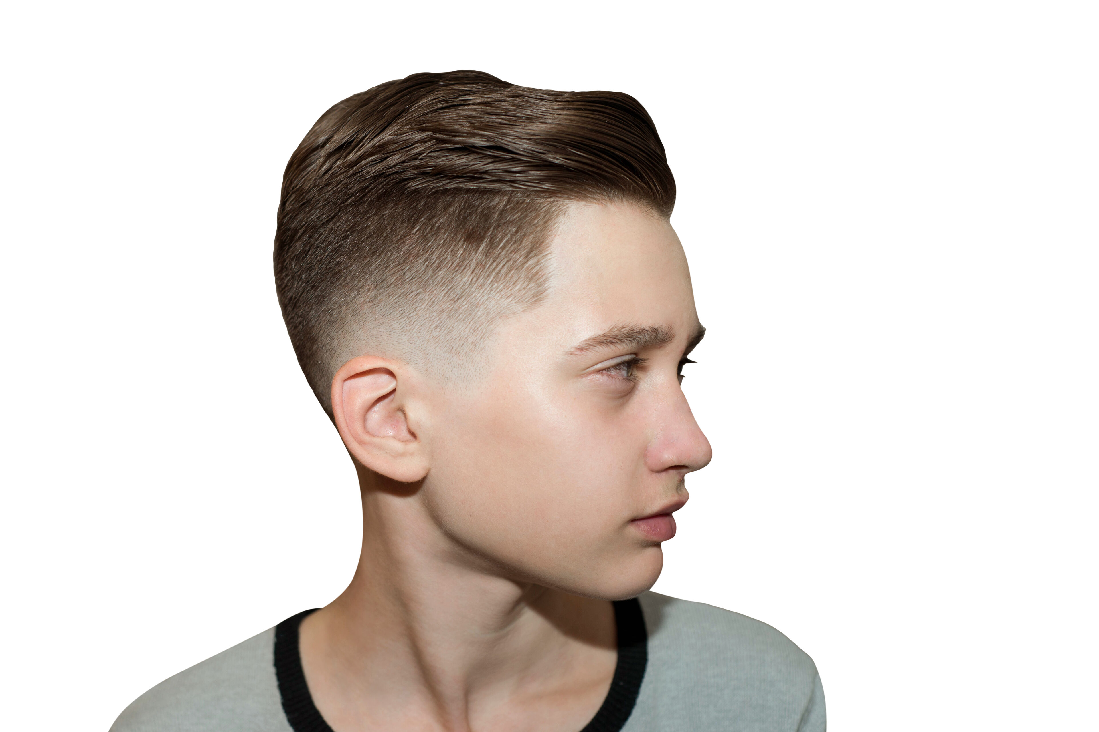 Side Shave Design Haircut