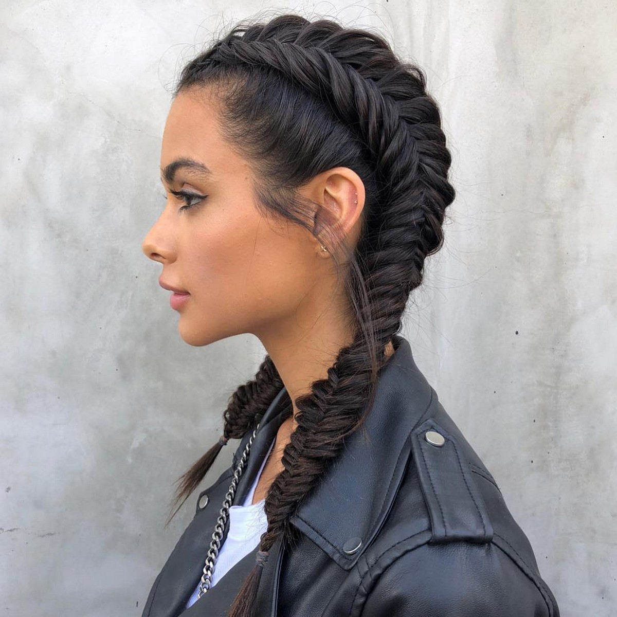 Fishtail Dutch Pigtails Hairstyle