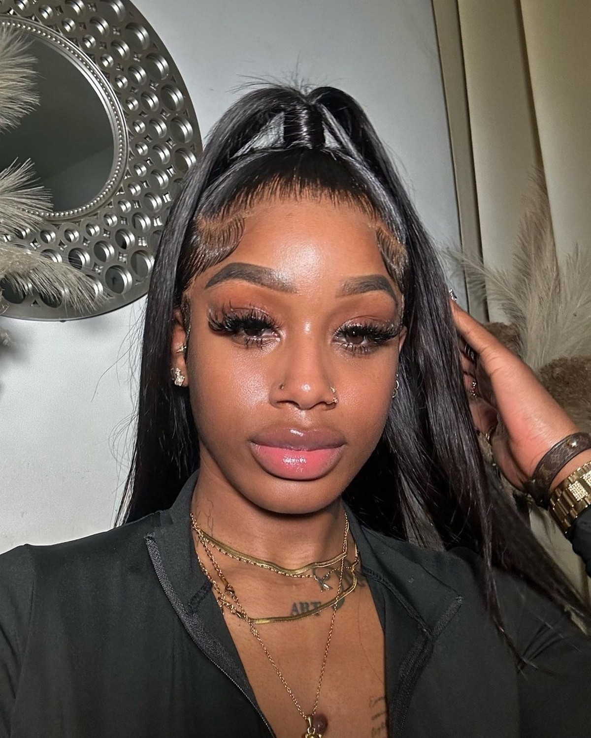 Half-Up Half-Down Hairstyle