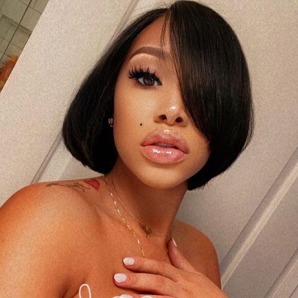 Bob With Side-Swept Bang