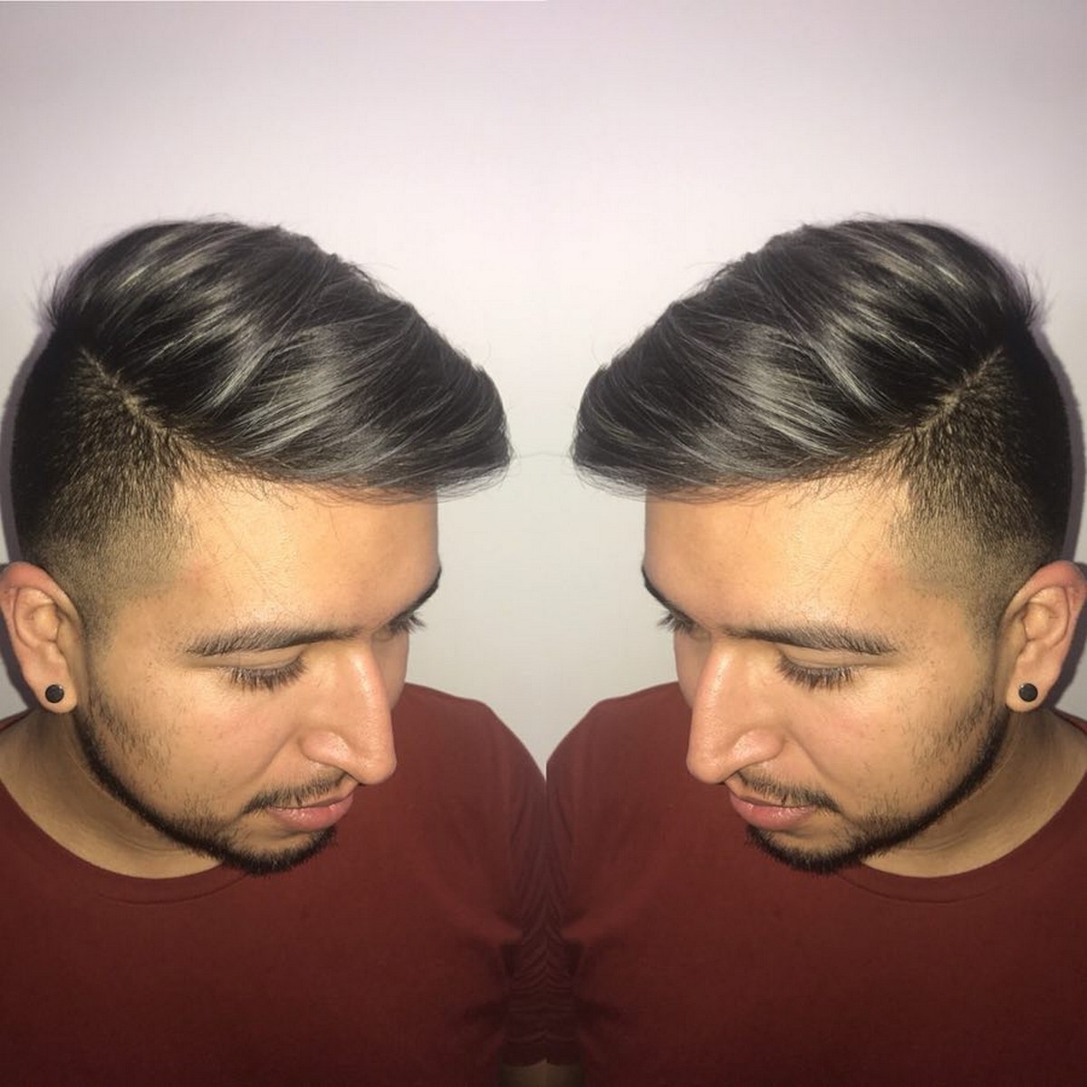 High Fade With Highlights 