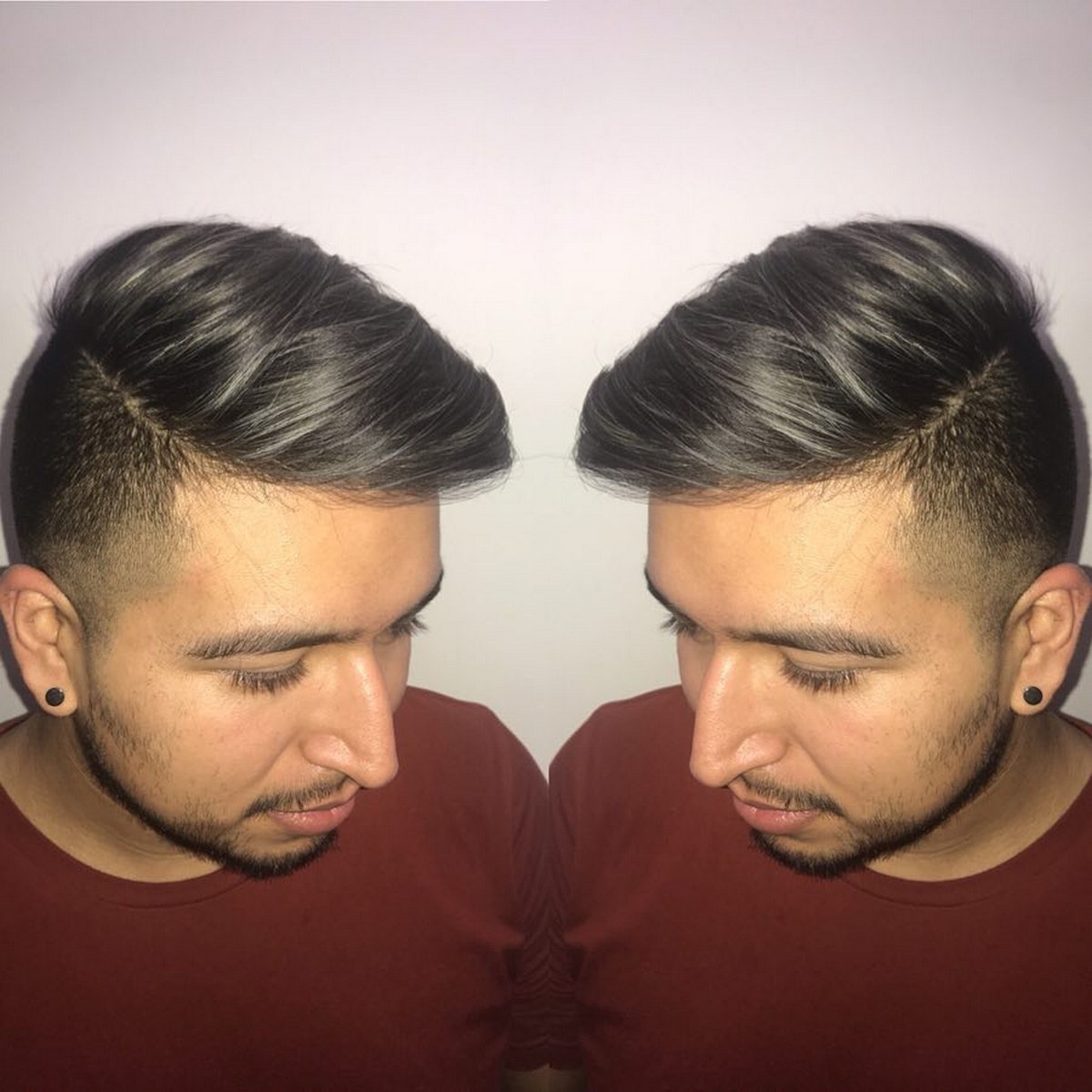 High Fade With Highlights