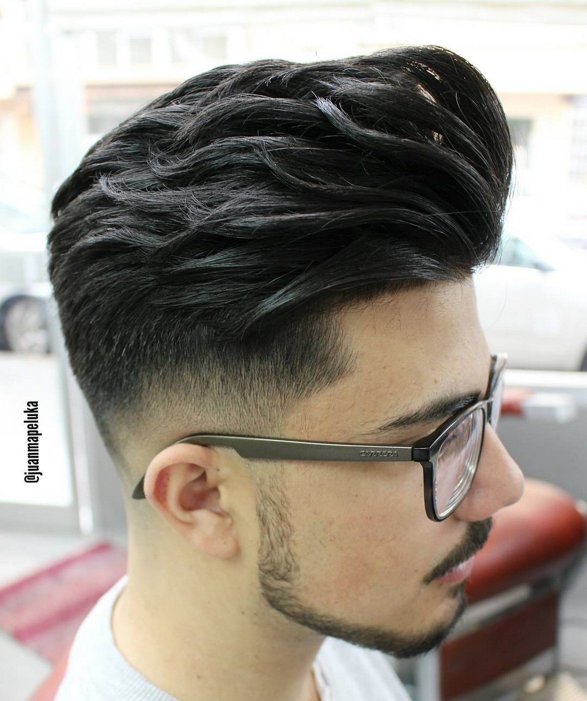 Textured Layer Taper Haircut